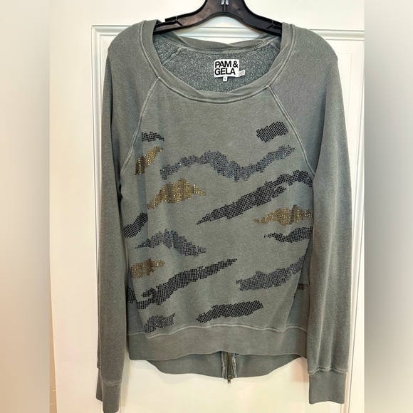 Pam & Gela rhinestone sweatshirt - Picture 2 of 10